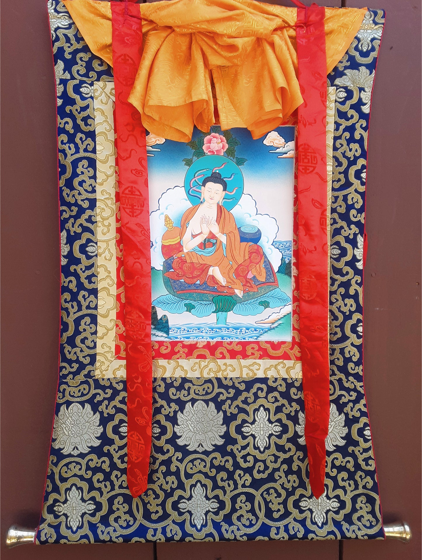 Nagarjuna Thangka 25"x32"