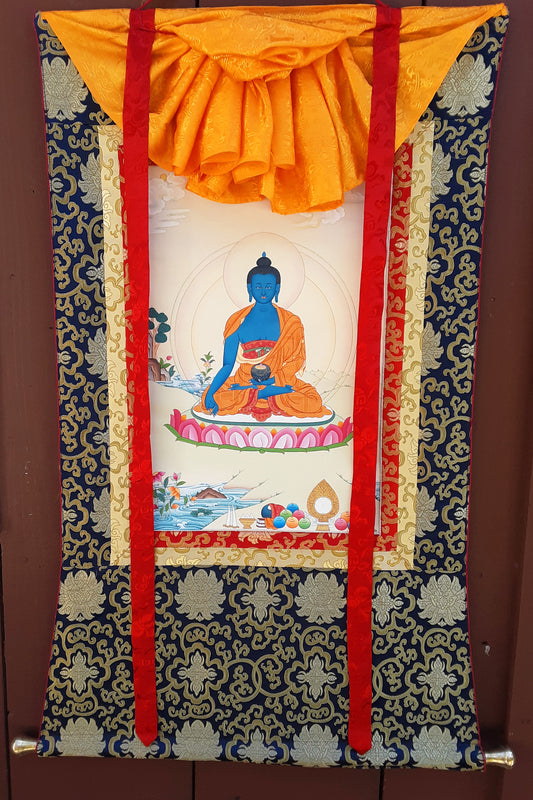 Medicine Buddha Thangka 31"x43"
