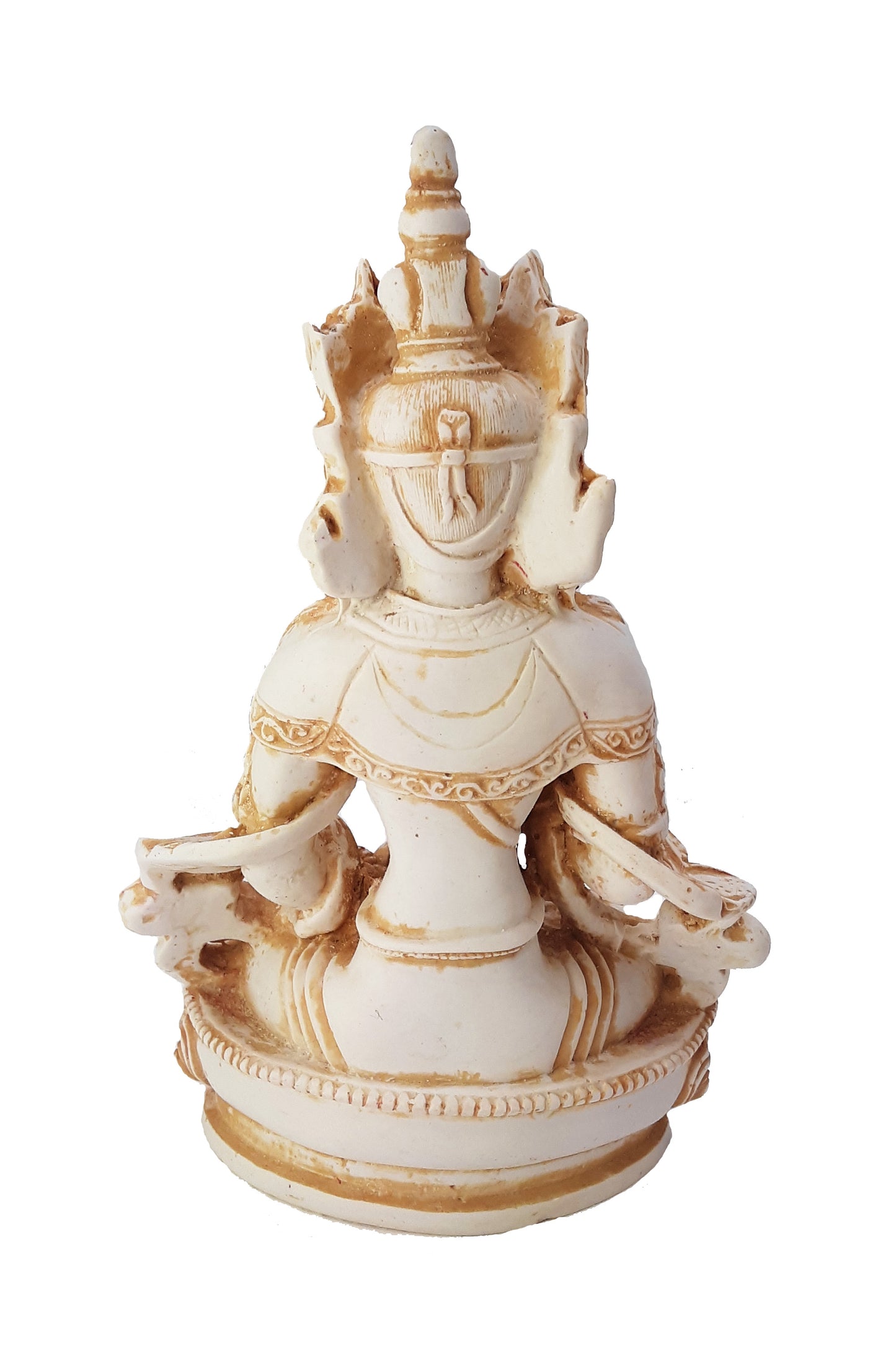 Statue, Vajrasattva 8" Resin White