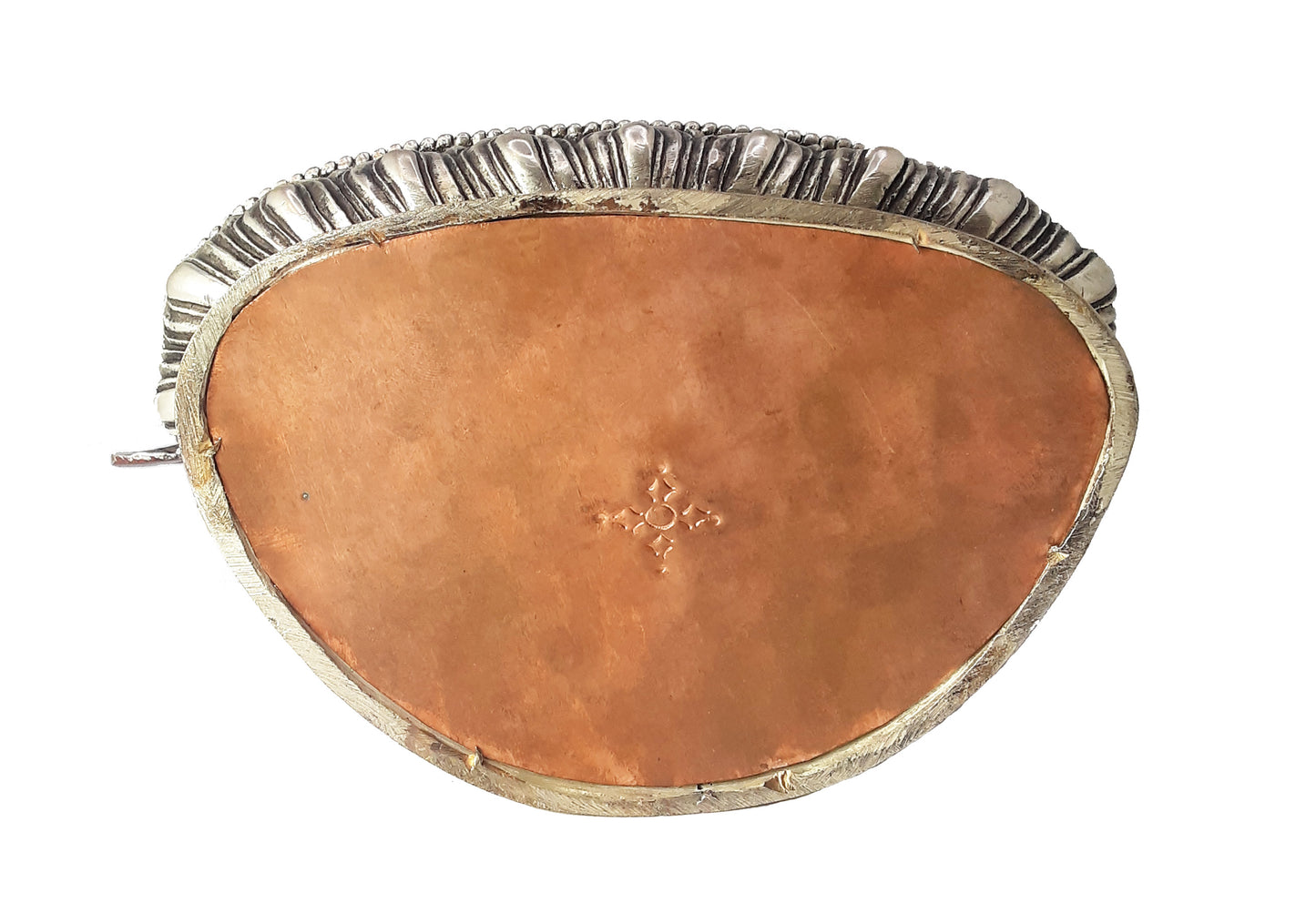 Vajrasatva Silver-Plated Statue 12"