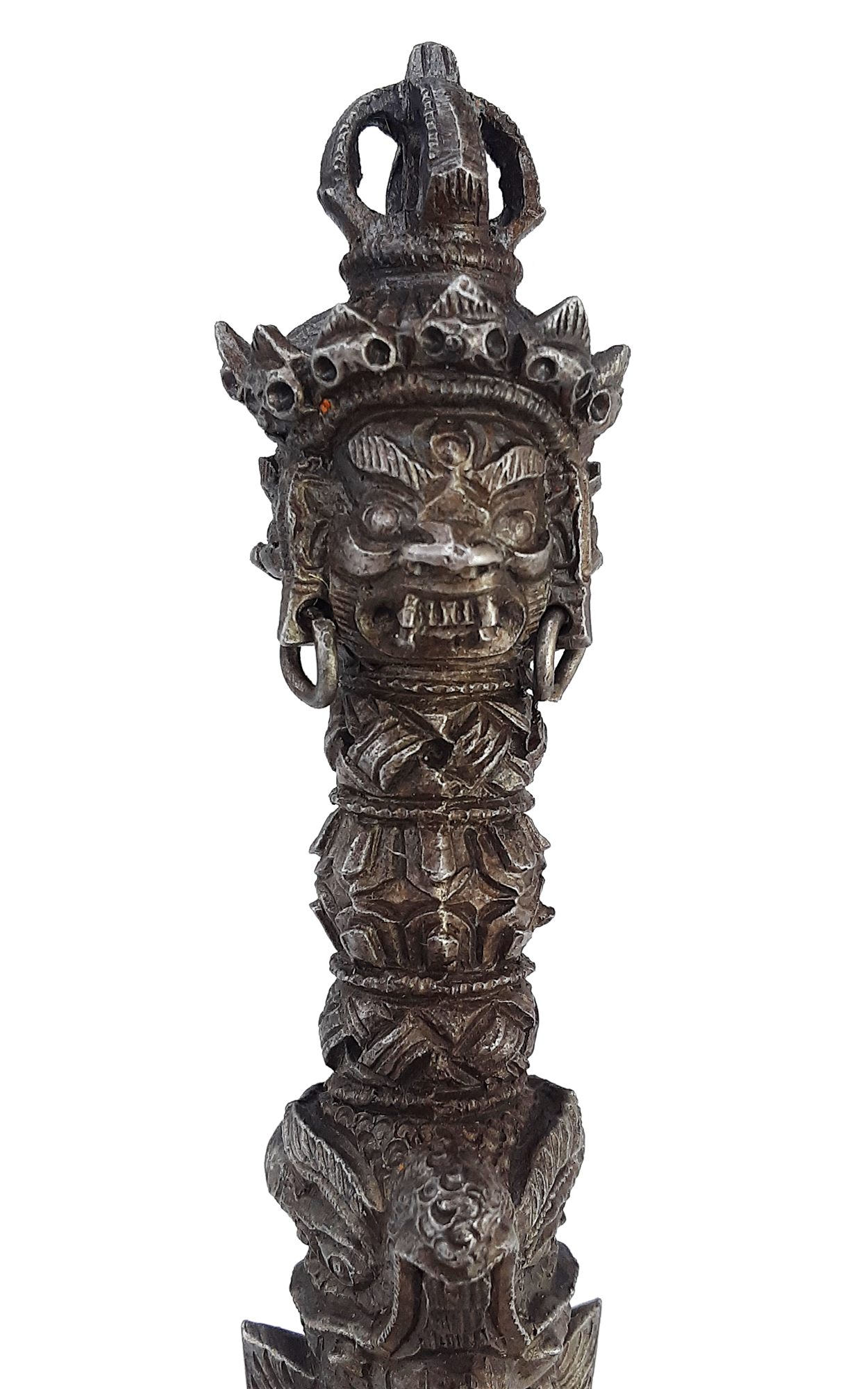 Iron Vajrakilaya Phurba,  6"
