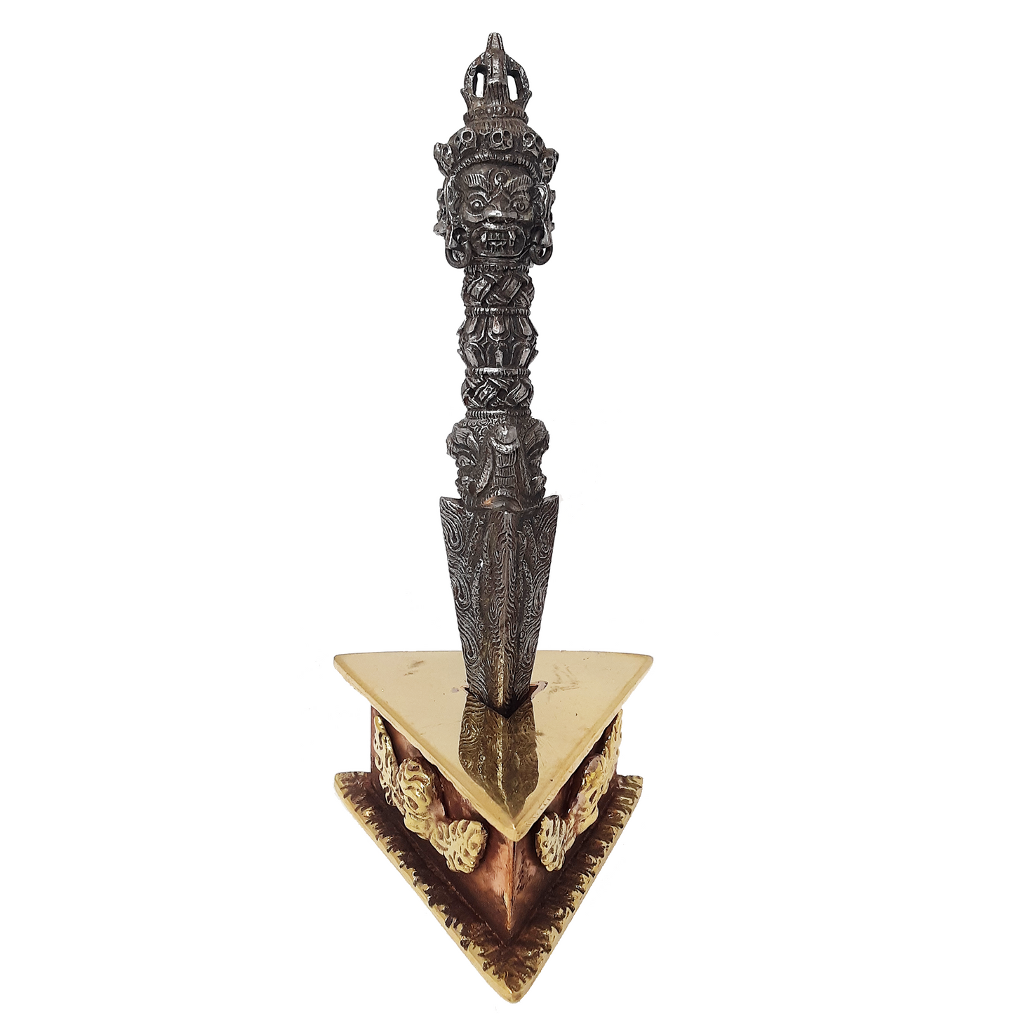 Iron Vajrakilaya Phurba,  6"