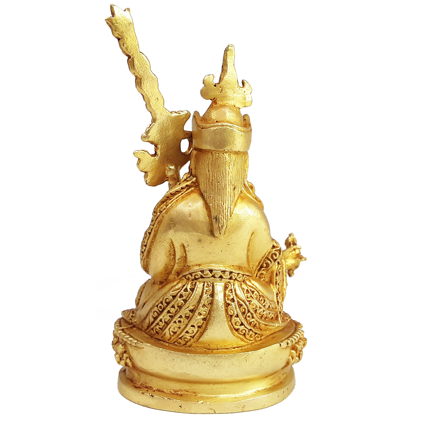 Guru Rinpoche Gold Plated Statue 3.5"