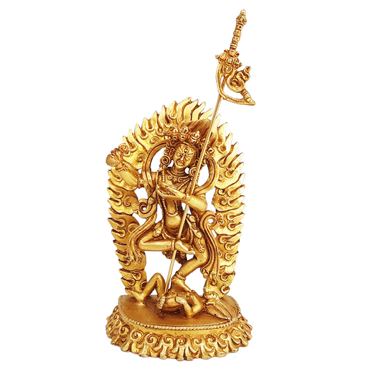 Vajravarahi Statue Gold Plated 3.75"