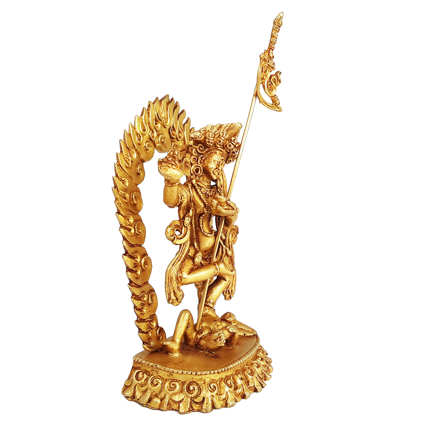 Vajravarahi Statue Gold Plated 3.75"