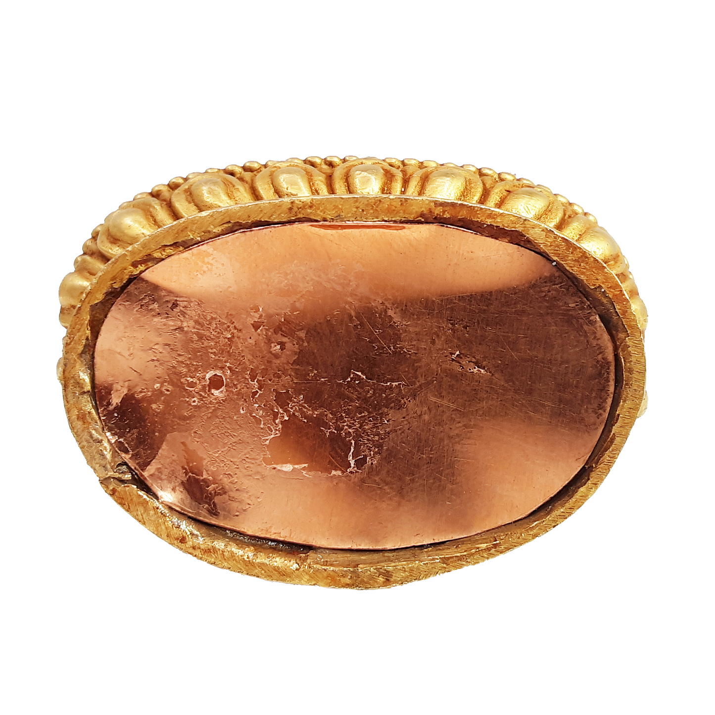 Ratnasambhava Statue Gold Plated 3.25"