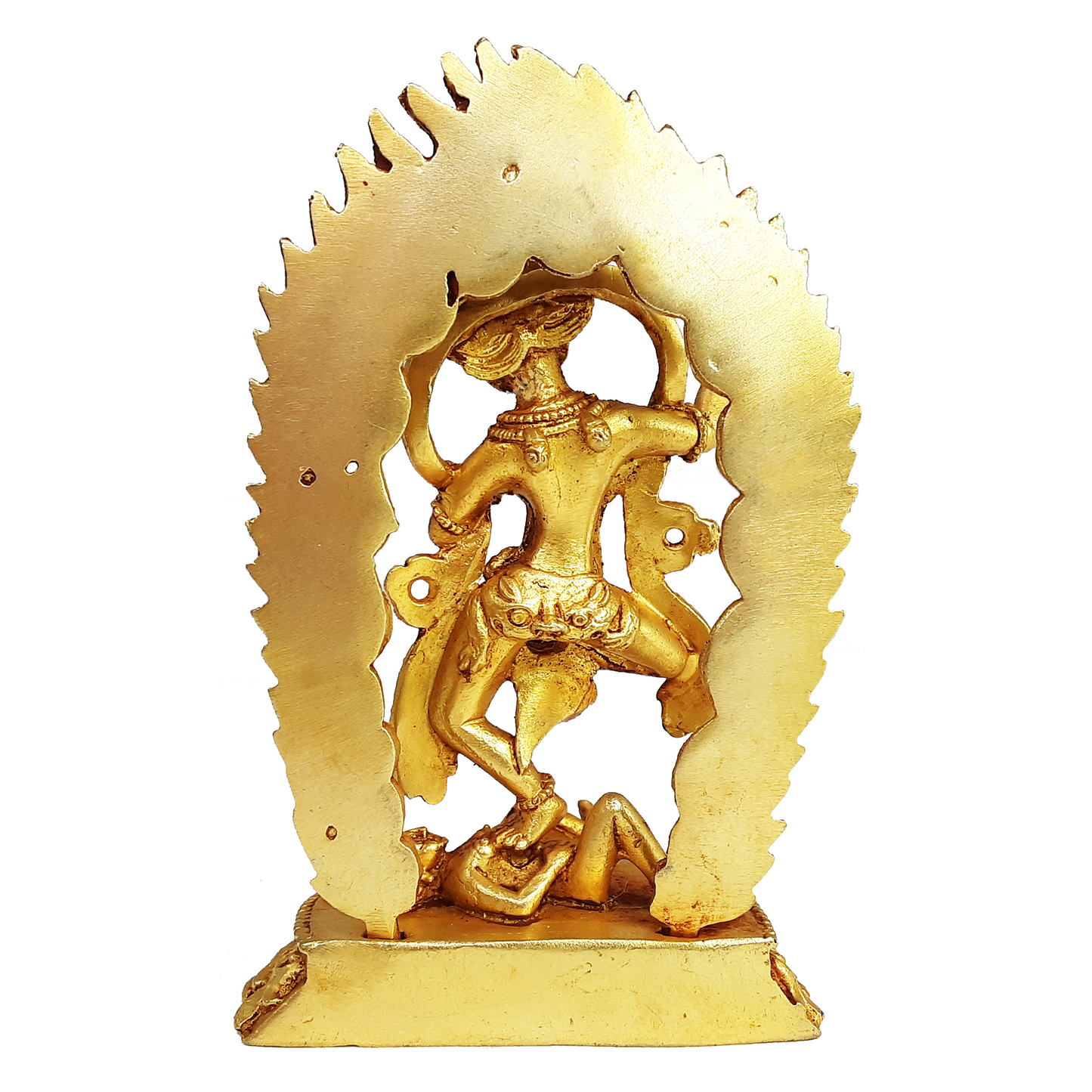 Lion-Faced Dakini Statue Gold Plated 3.75"