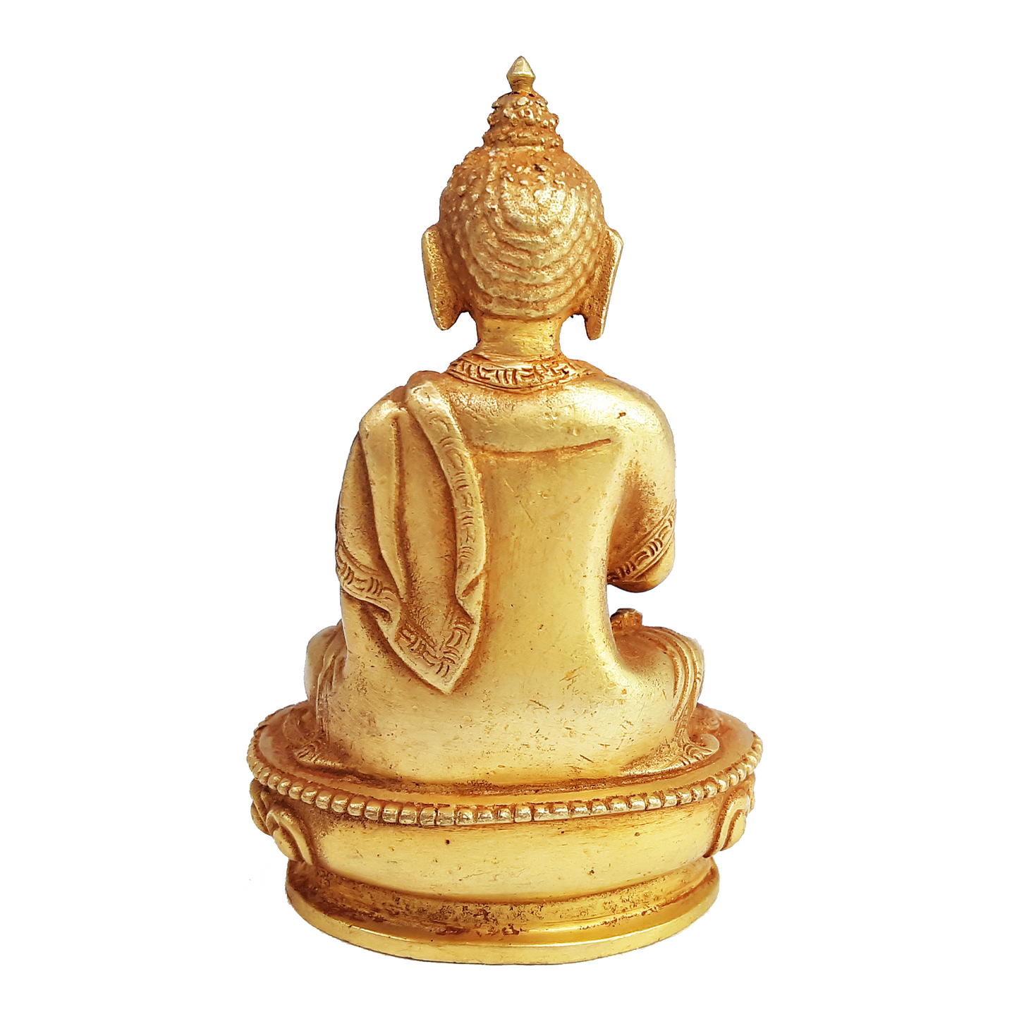 Vairocana Statue Gold Plated 3.25"