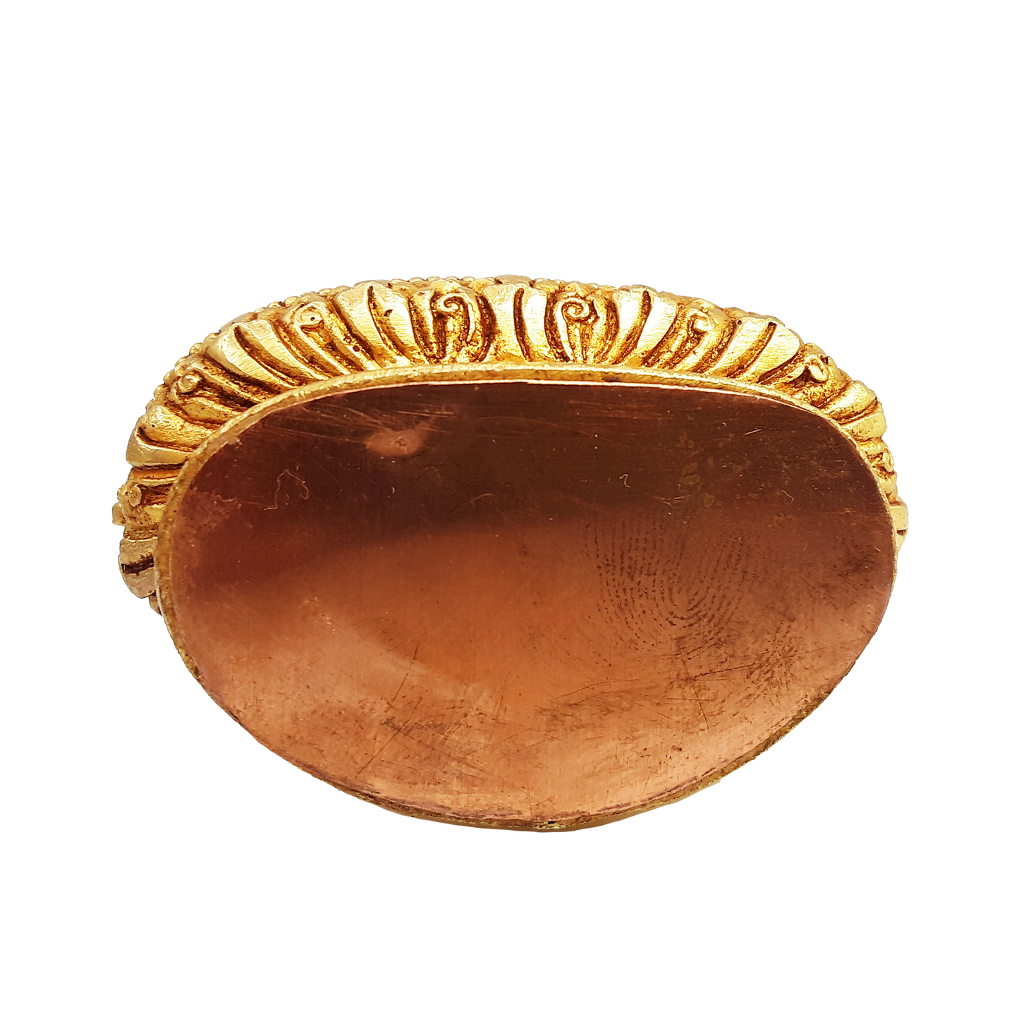 Chenrezig Statue Gold Plated 3.5"