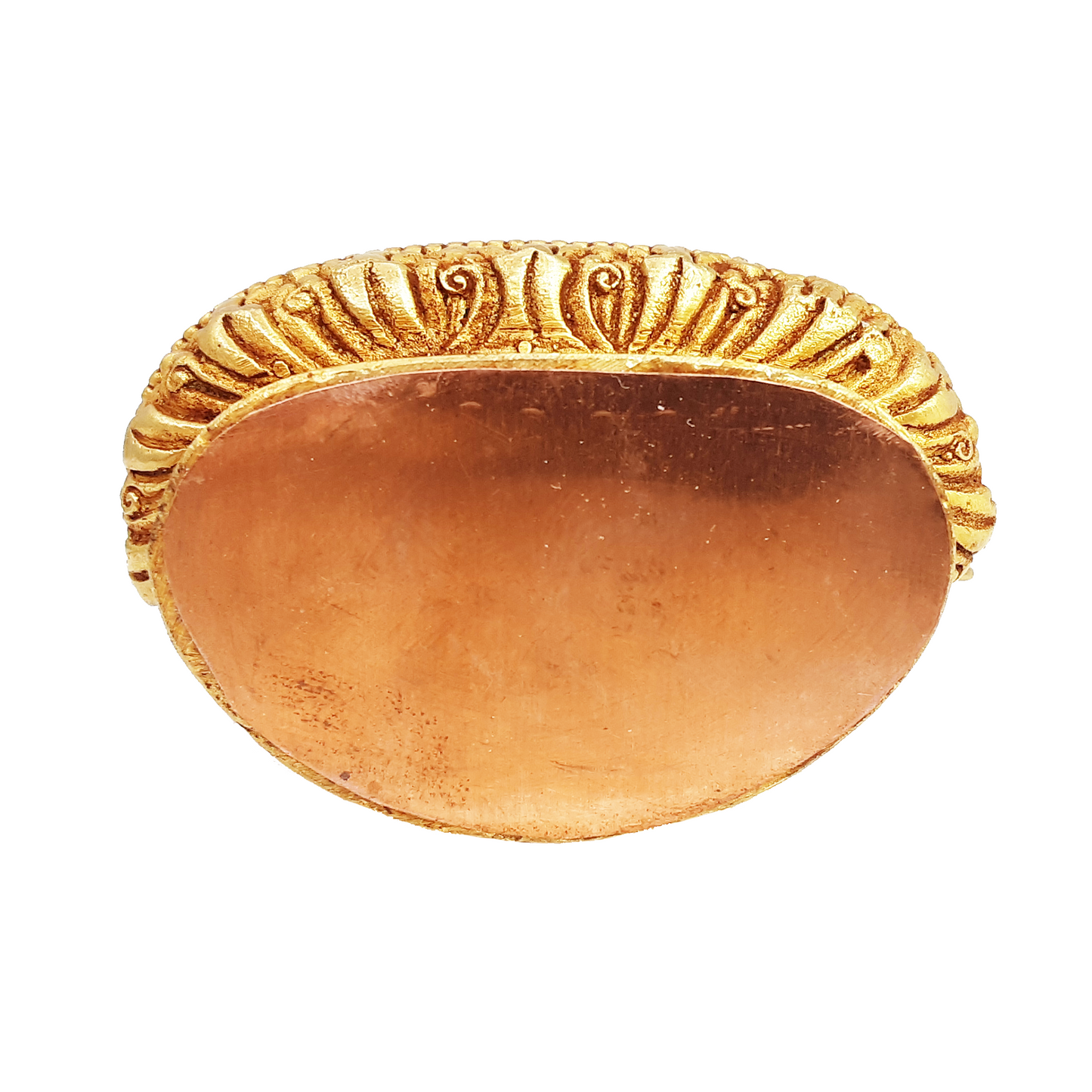 Manjushri Statue Gold Plated 3.5 "