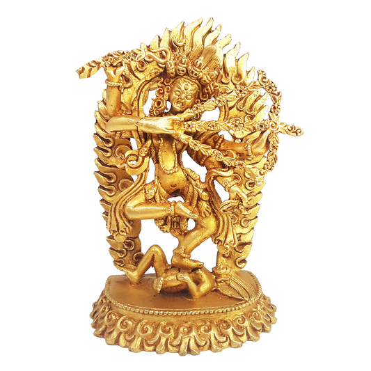 Kurukulle Statue Gold Plated 3.75"