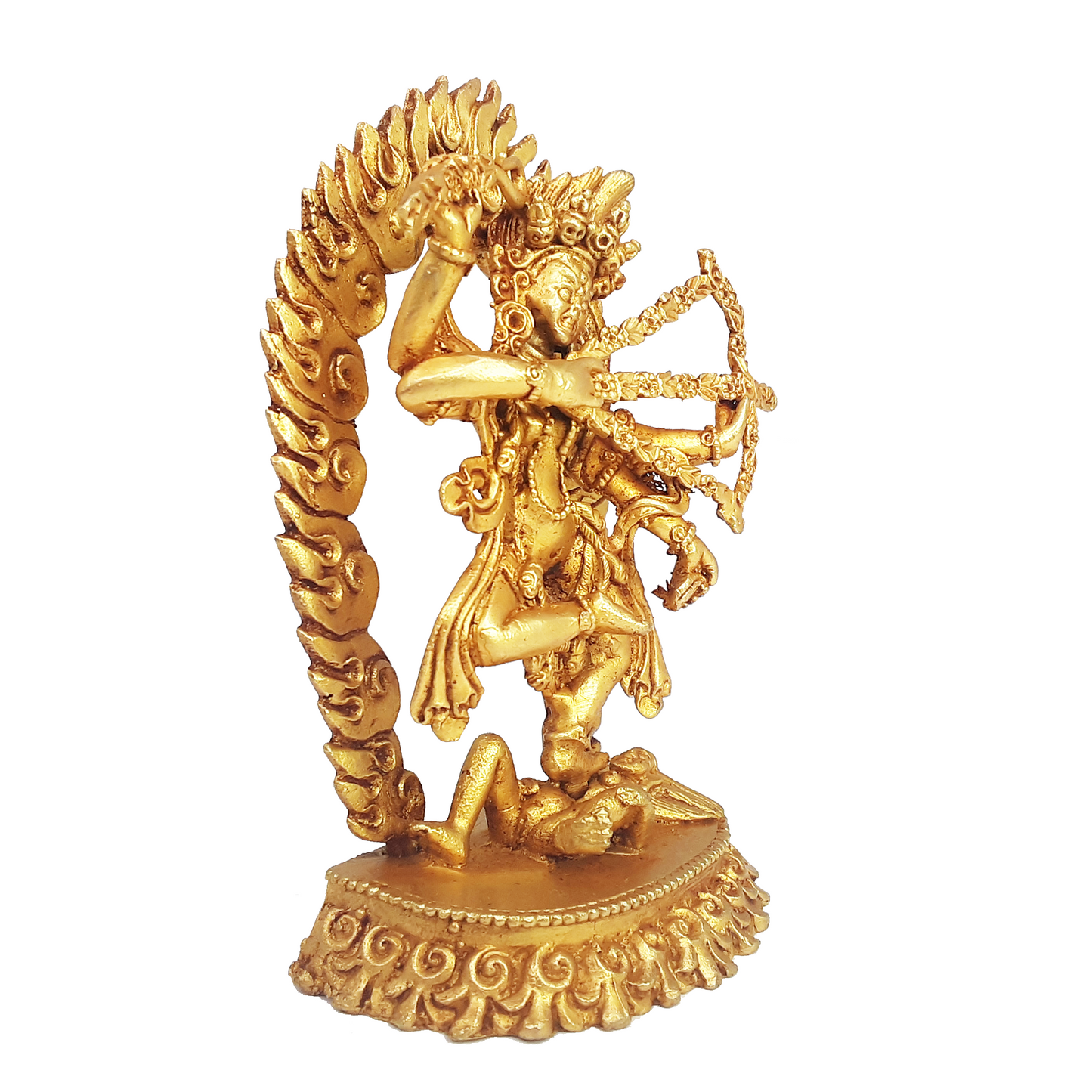 Kurukulle Statue Gold Plated 3.75"