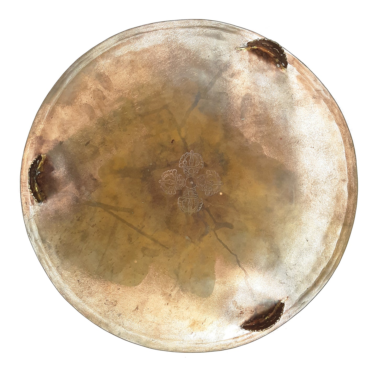 Gilded Copper Mandala 11.25"