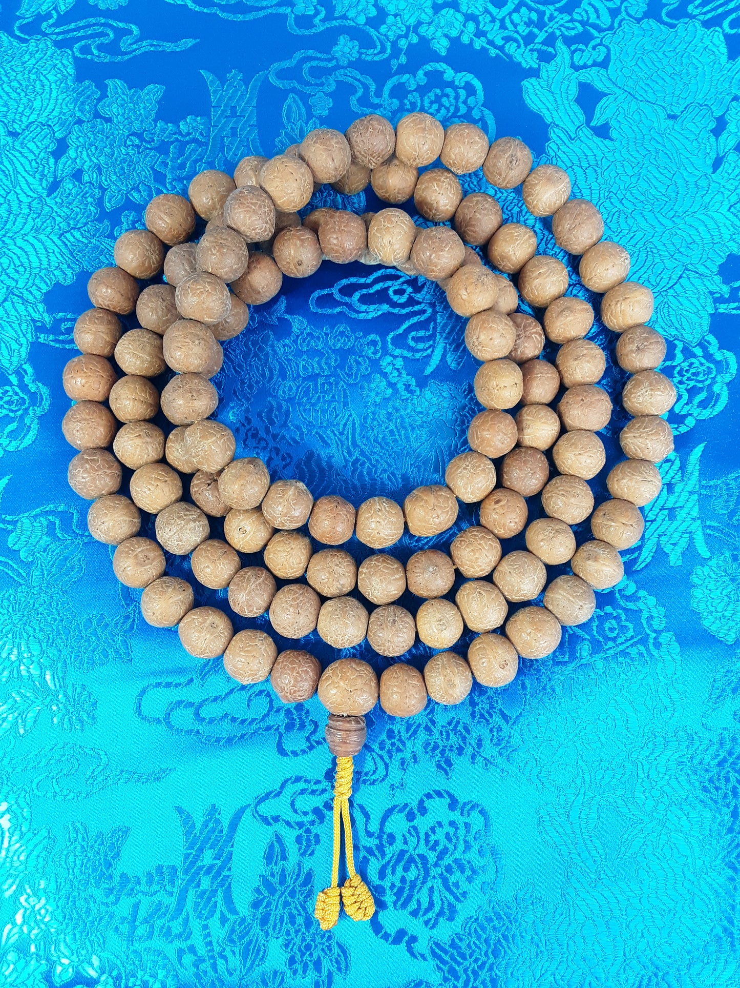 Raw Bodhi Seed Mala 12mm