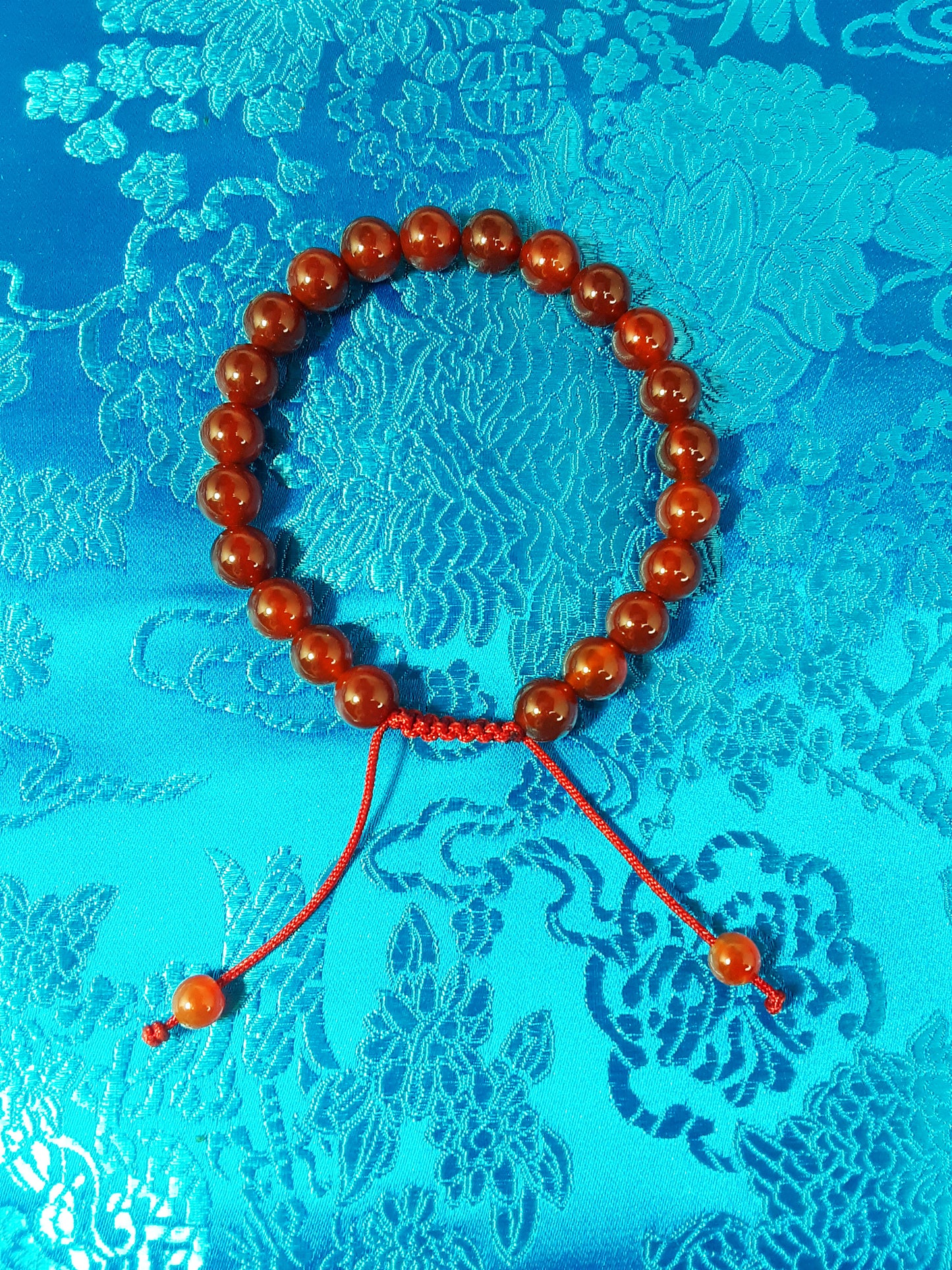 Carnelian Wrist Mala,  8mm