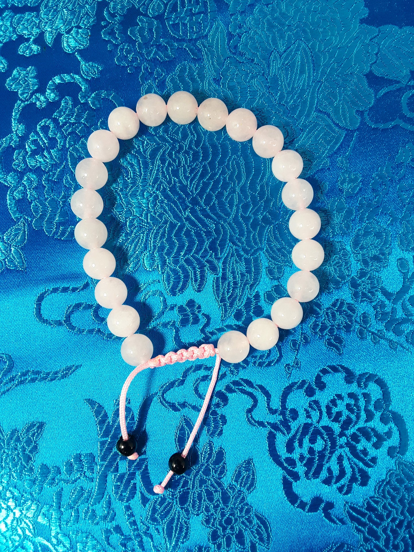 Rose Quartz Wrist Mala, 8mm