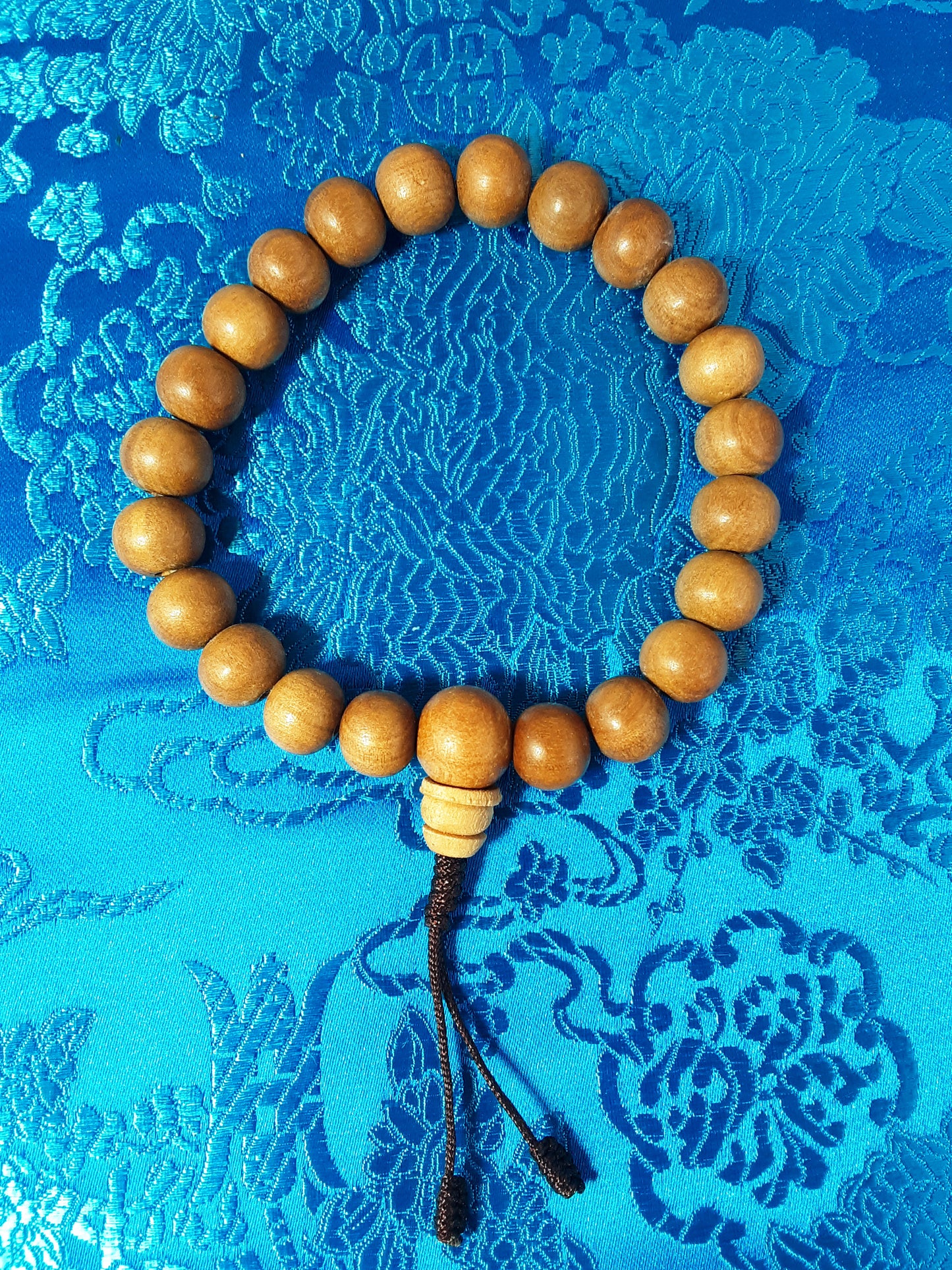 Sandalwood Wrist Mala,  10mm