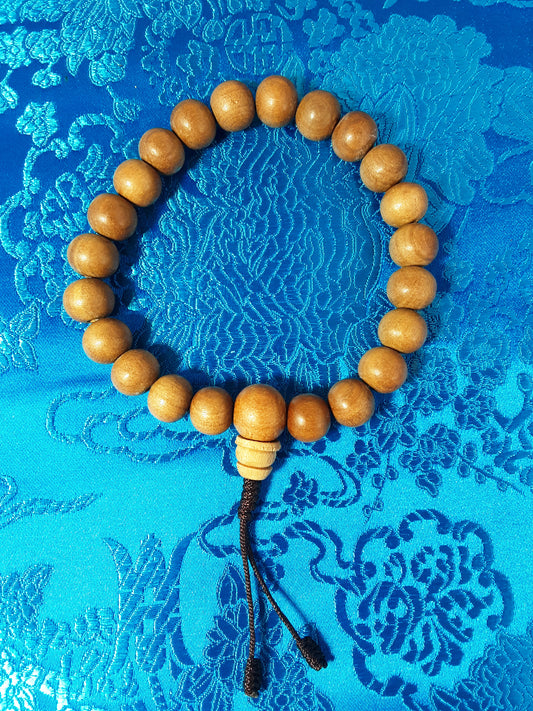 Sandalwood Wrist Mala,  10mm