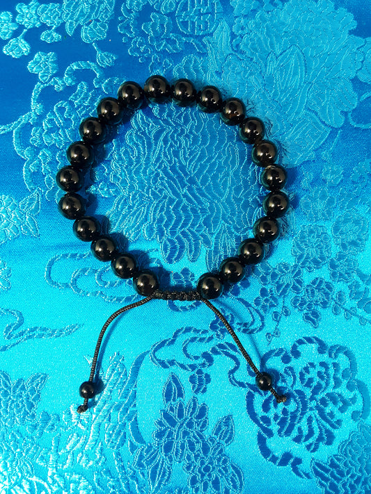 Black Onyx Wrist Mala, 8mm