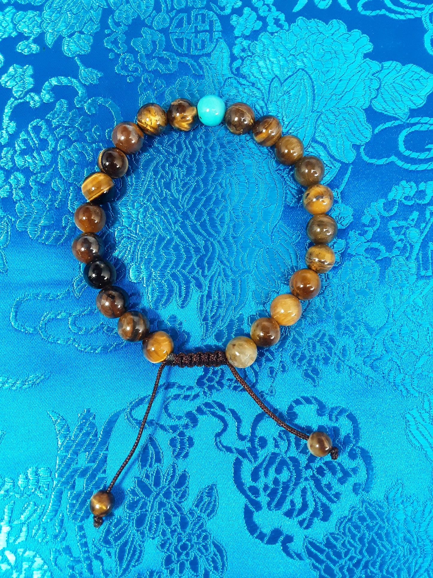 Tiger's Eye Wrist Mala, 8mm