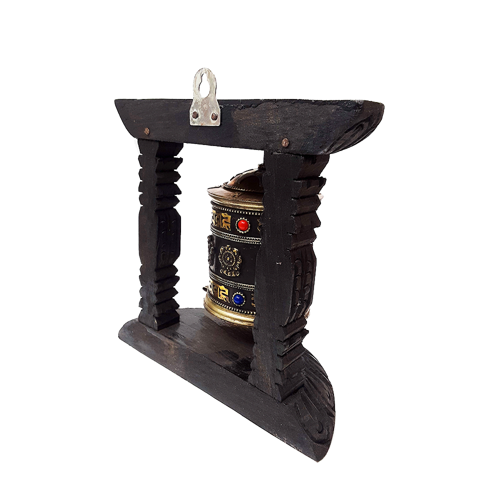 Wall-Mounted Prayer Wheel 6"
