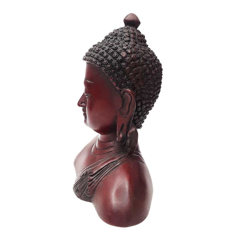 Statue, Buddha Bust 6" Resin