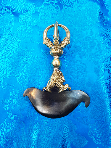 Driguk Dakini Knife with Steel-Meteorite Blade by Natsog Dorje