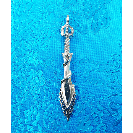 Silver Wisdom Sword Pendant by Natsog Dorje