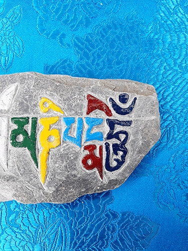 Painted Slate Mani Stone SM