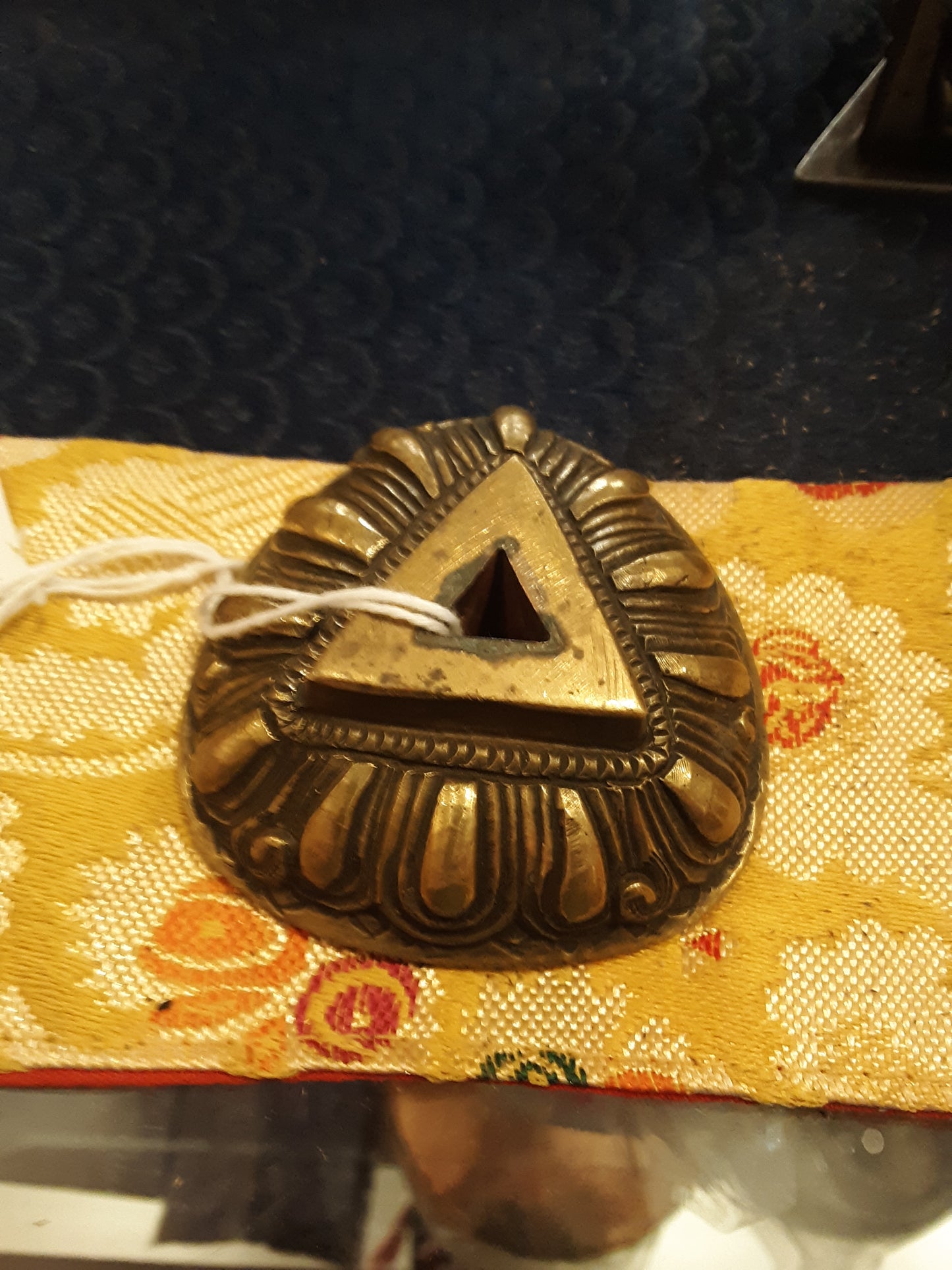 Brass Lotus Phurba Stand (discounted)