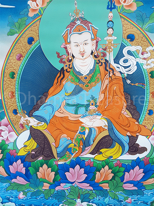 Guru Rinpoche Thangka 32"x44"