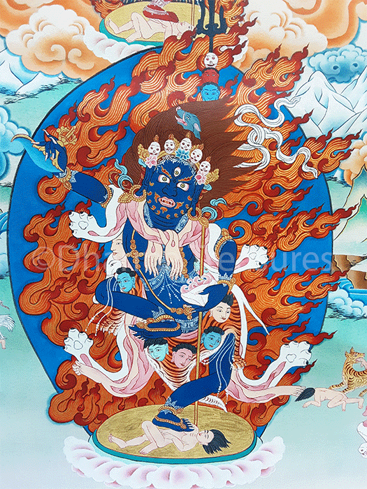 Troma Trikaya Thangka 36"x51"