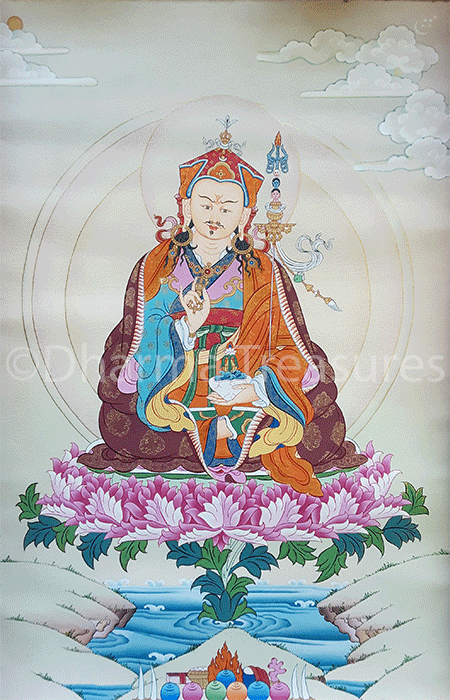 Guru Rinpoche Thangka 29"x41"