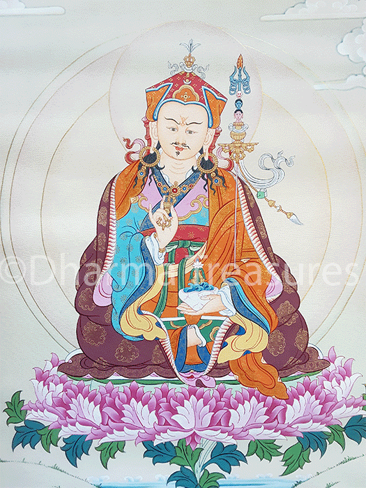 Guru Rinpoche Thangka 29"x41"
