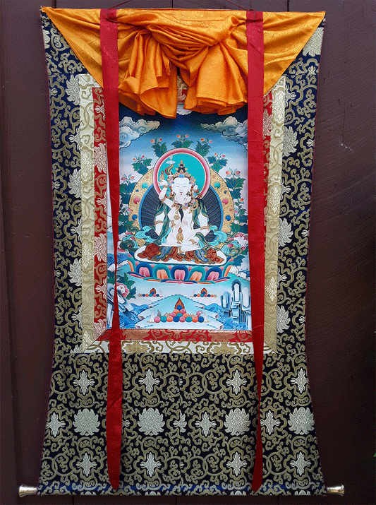 Tsokye Thuk Thik Thangka 36"x52"