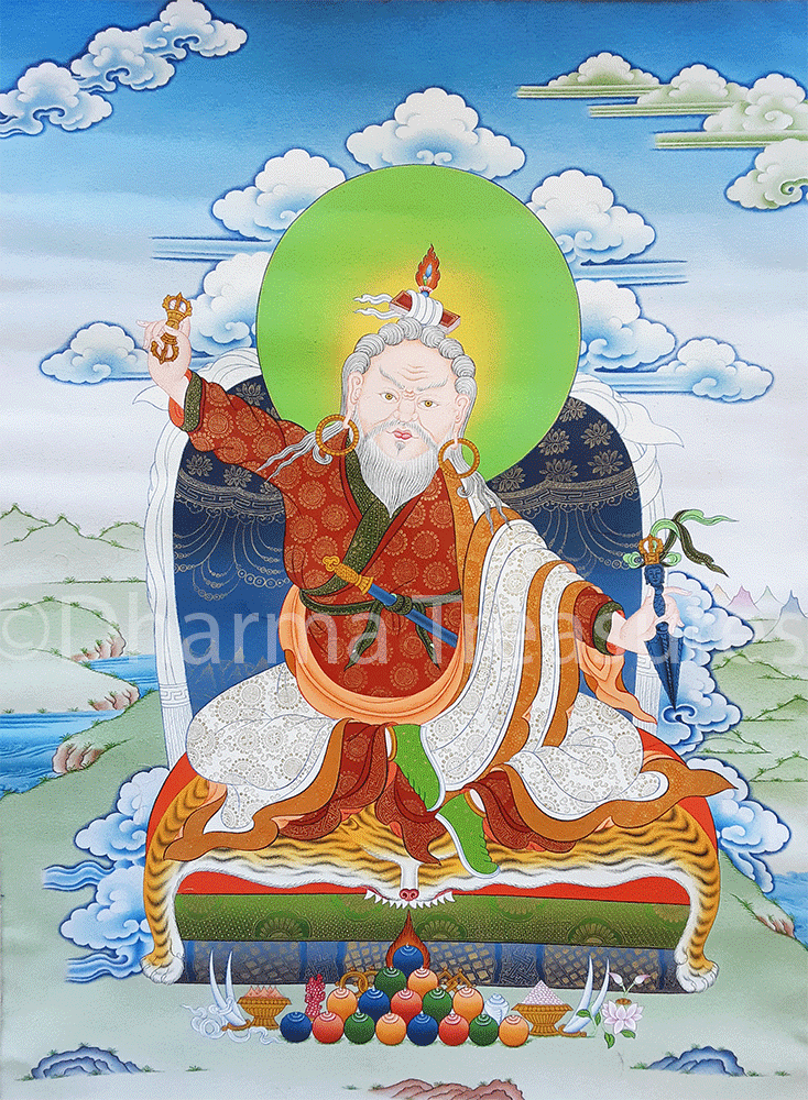 Dudjom Lingpa Thangka 37"x52"