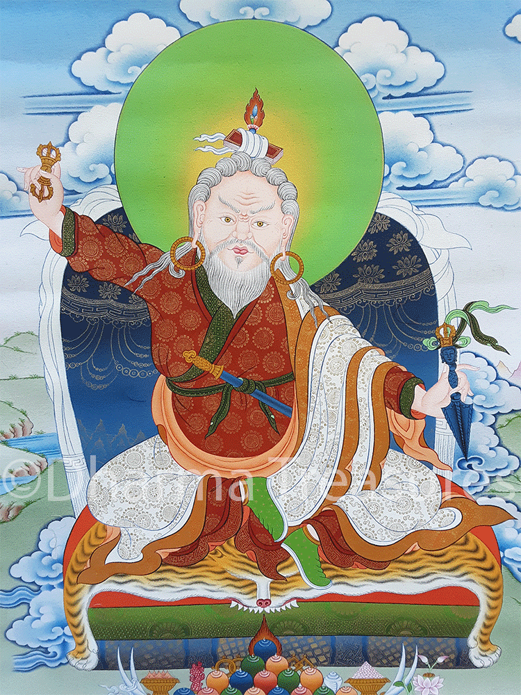 Dudjom Lingpa Thangka 37"x52"