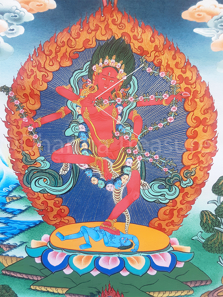 Kurukulle Thangka 24" x 31"