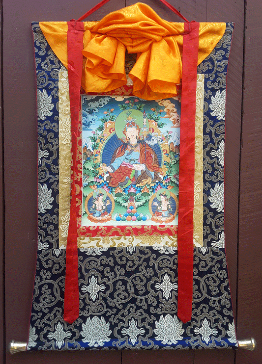 Guru Rinpoche Thangka 24" x 32"