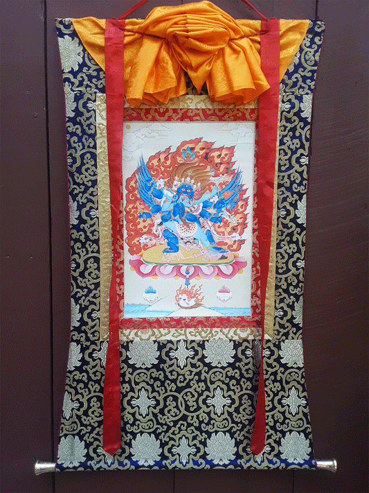Vajrakilaya Thangka 29" x 40"