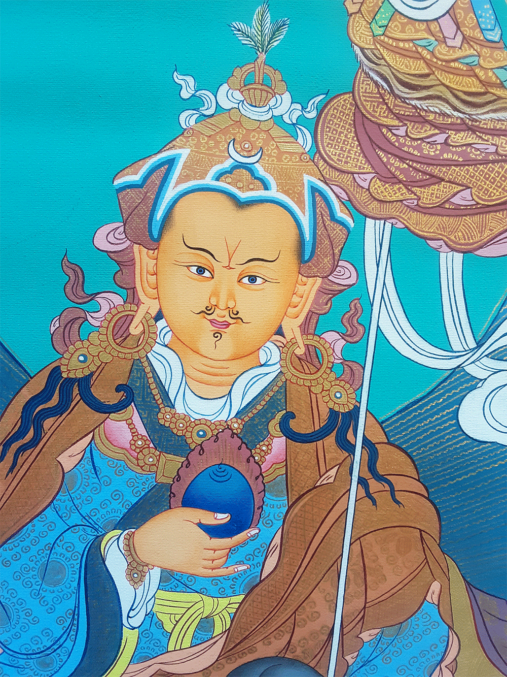 Orgyen Khandro Norlha Thangka 32"x42"