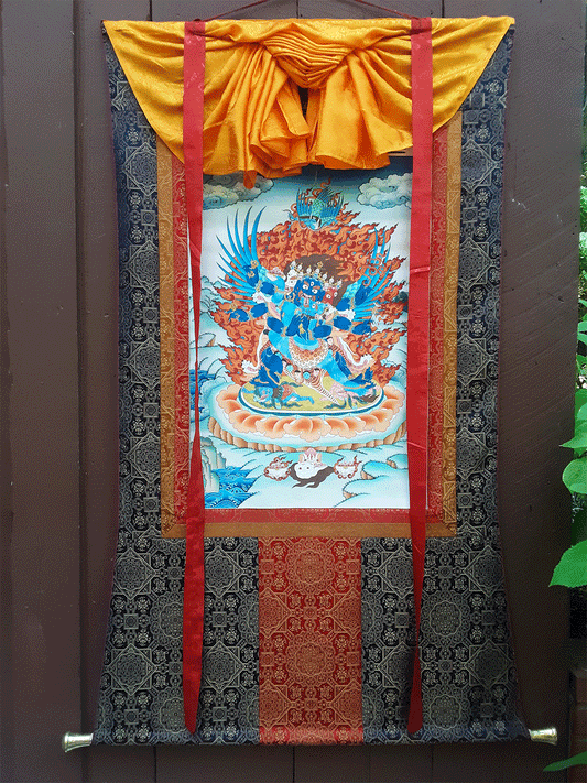 Vajrakilaya Thangka 41" x 59"