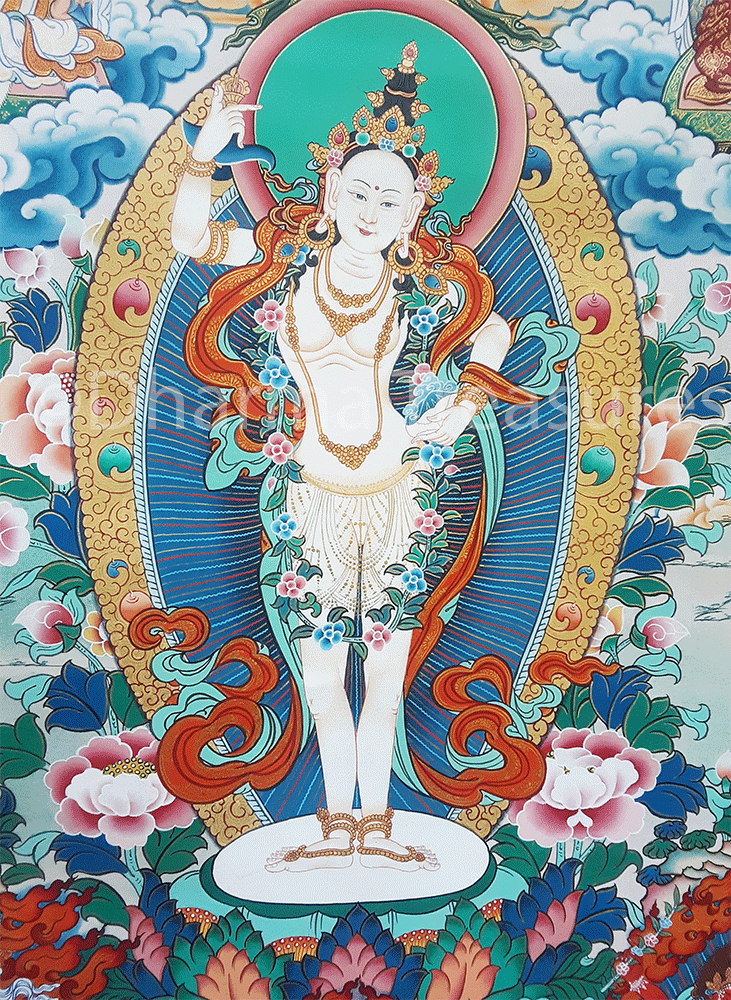 Khandro Thuk Thik Thangka 36" x 51"