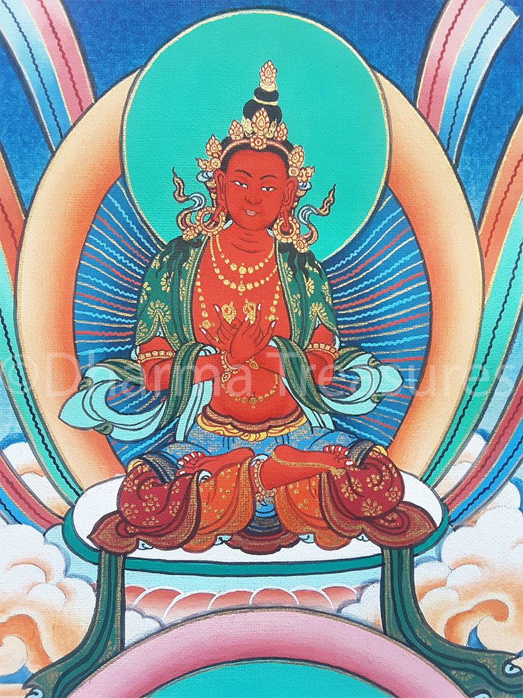 Khandro Thuk Thik Thangka 36" x 51"