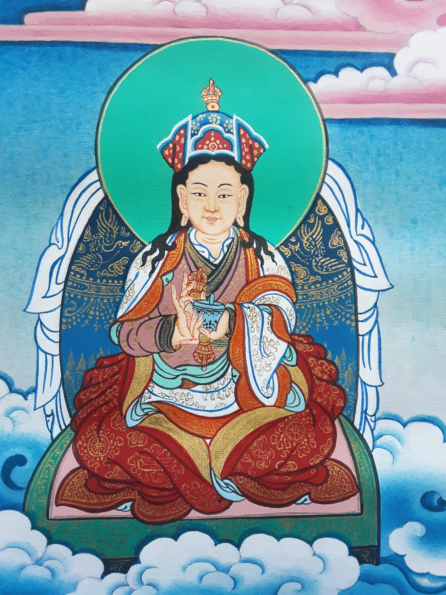 Khandro Thuk Thik Thangka 36" x 51"