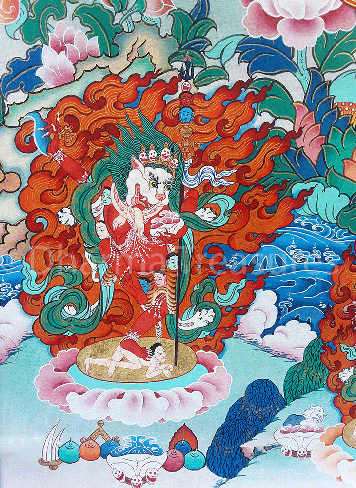 Khandro Thuk Thik Thangka 36" x 51"