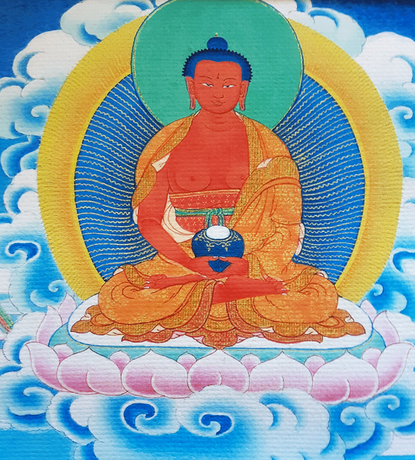 Green Tara Print Thangka 28"x36"