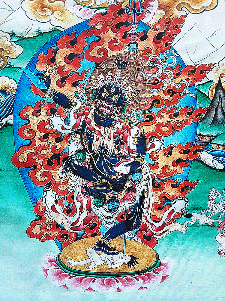 Troma Trikaya Print Thangka 28"x36"