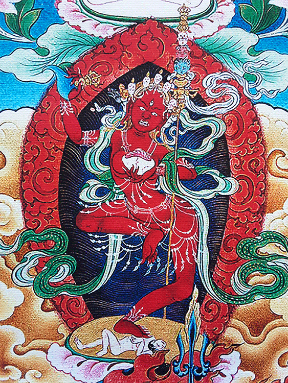 Troma Trikaya Print Thangka 28"x36"