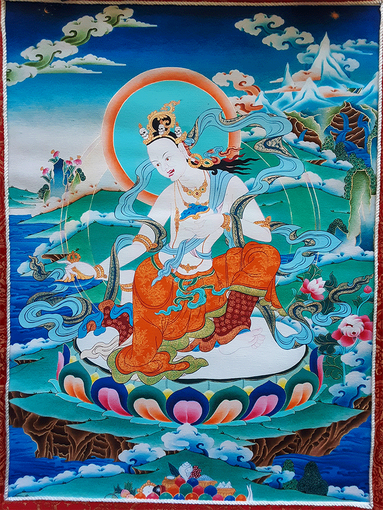 Yeshe Tsogyal Print Thangka 28"x36"